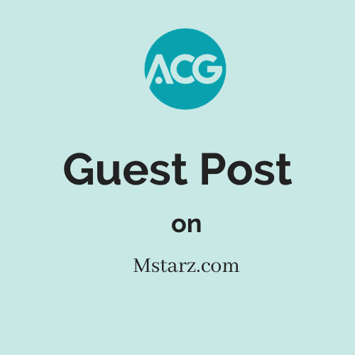 Guest Post on Mstarz.com
