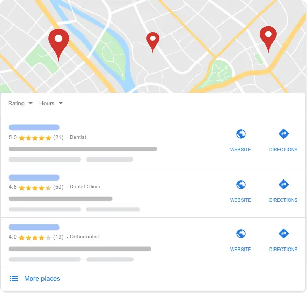 Google-Local-SEO-for-dentistry-Google-3-Pack