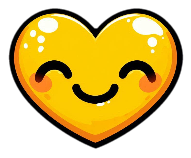 smiling-yellow-heart